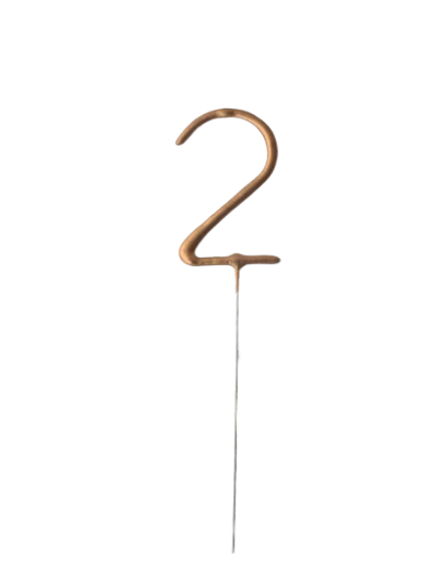 Gold Sparkler Number Candles 0 to 9 - Image 5