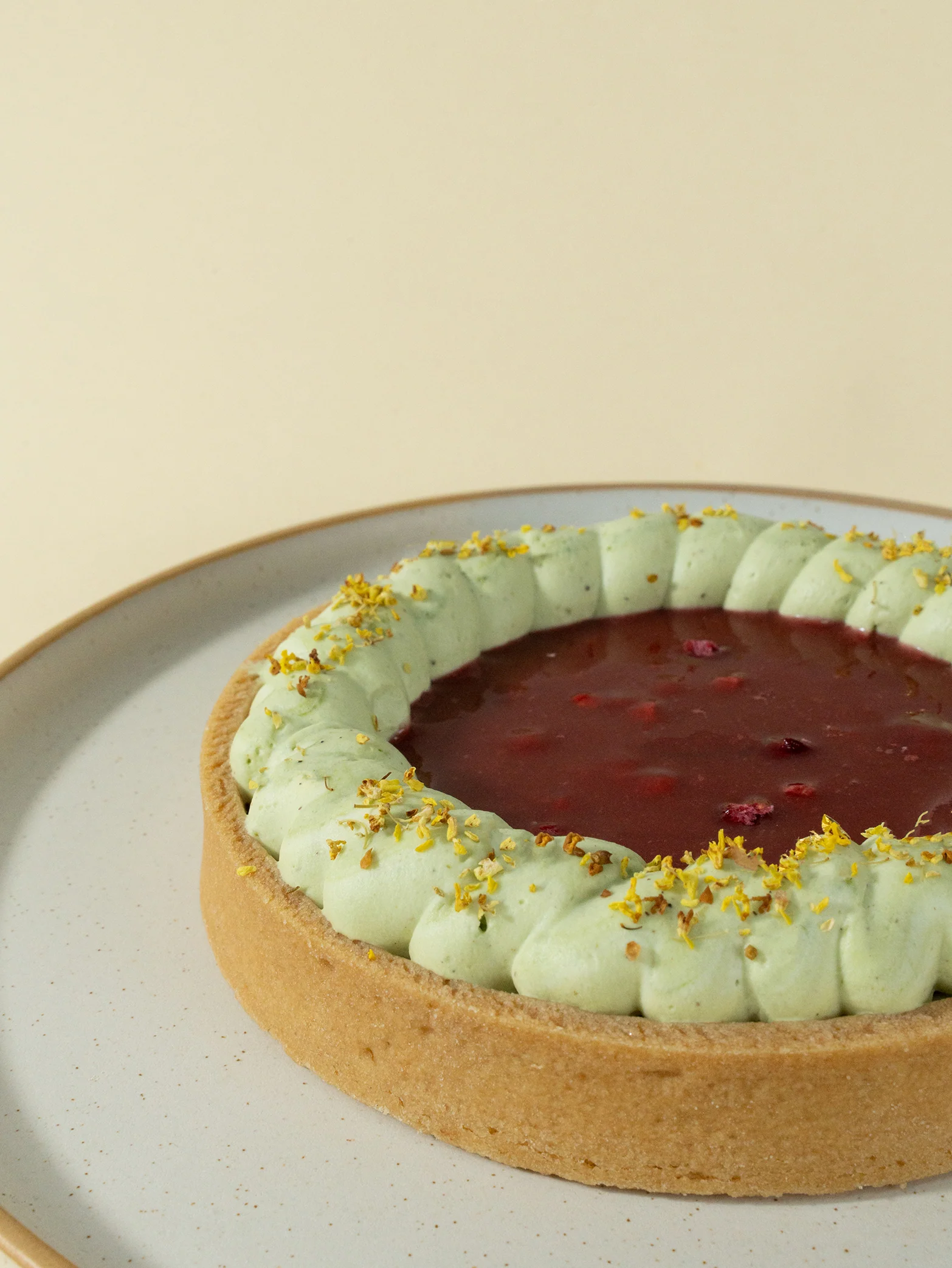 Raspberry Pistachio Tart - Image 3